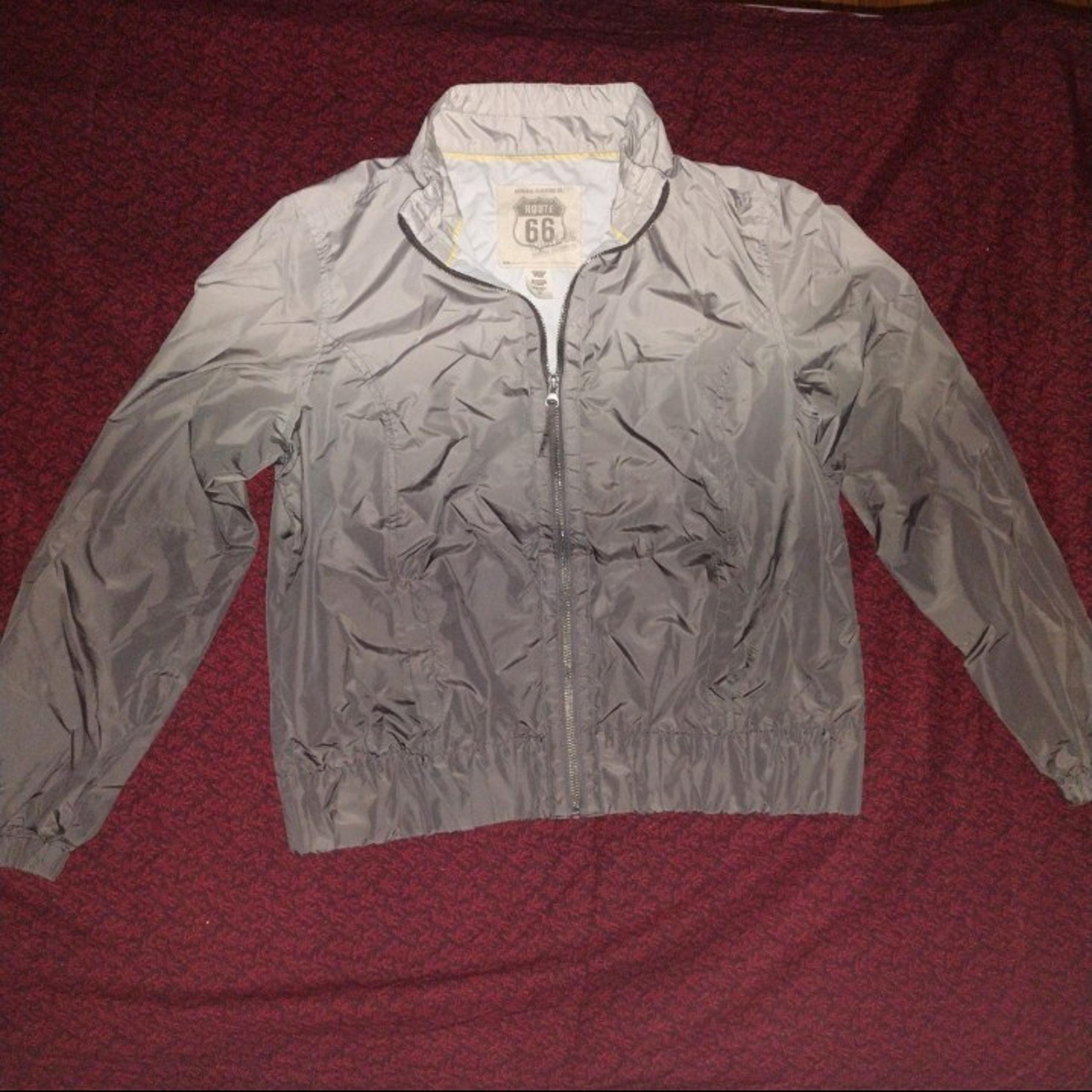 Route 66 Gray Windbreaker