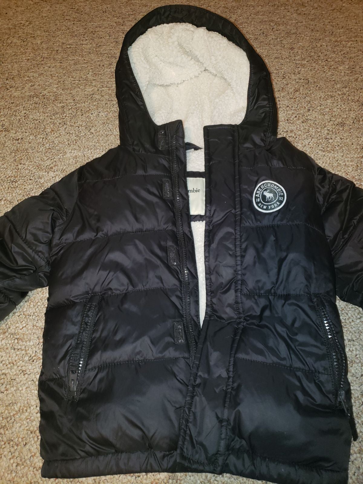 Abercrombie kids 5/6 puffer coat