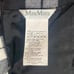 Max Mara Virgin Wool Check Belted Midi Skirt with Zip Detail in Black/White