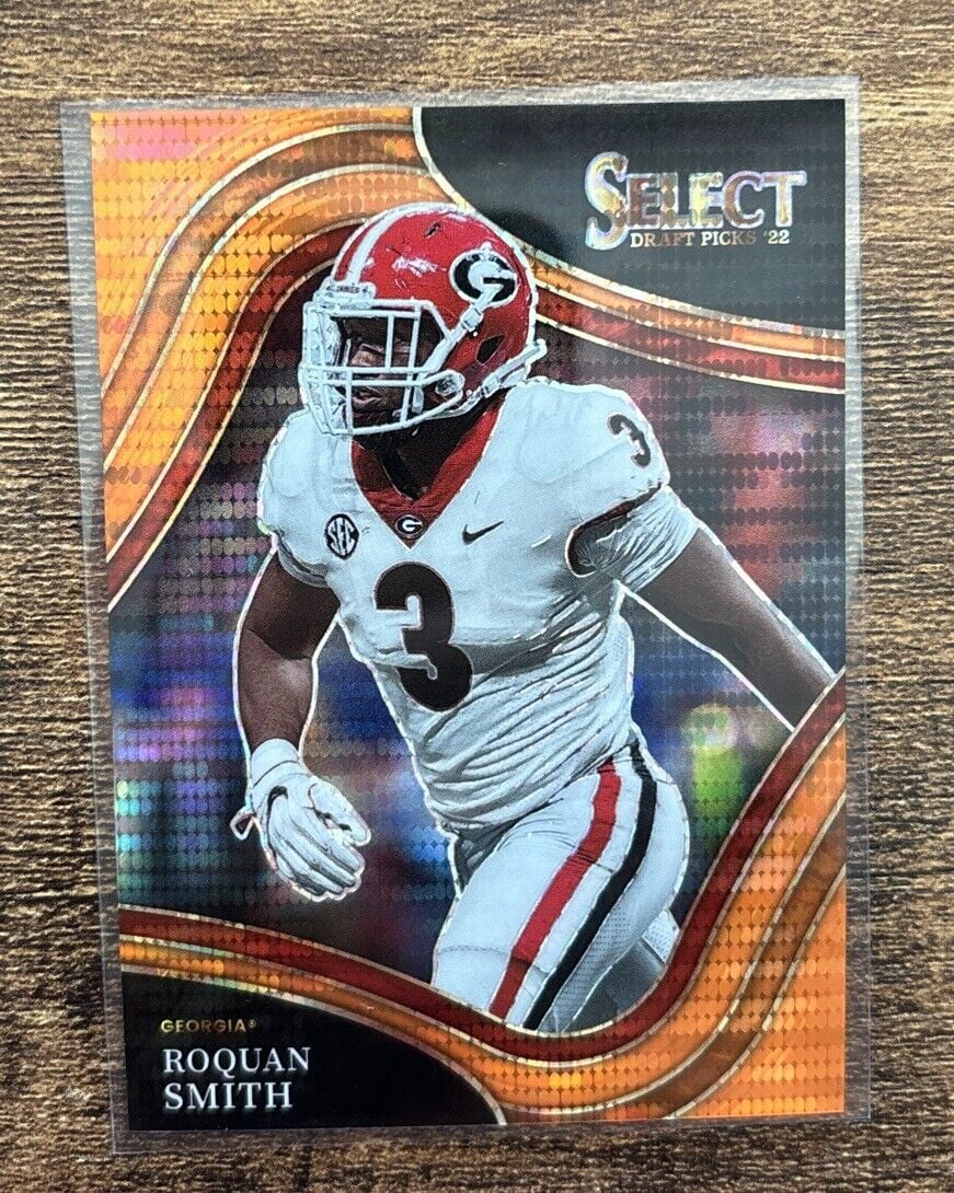 NUMBERED /26 Roquan Smith 2022 Select Draft Picks - Orange Hyper Prizm 4/26