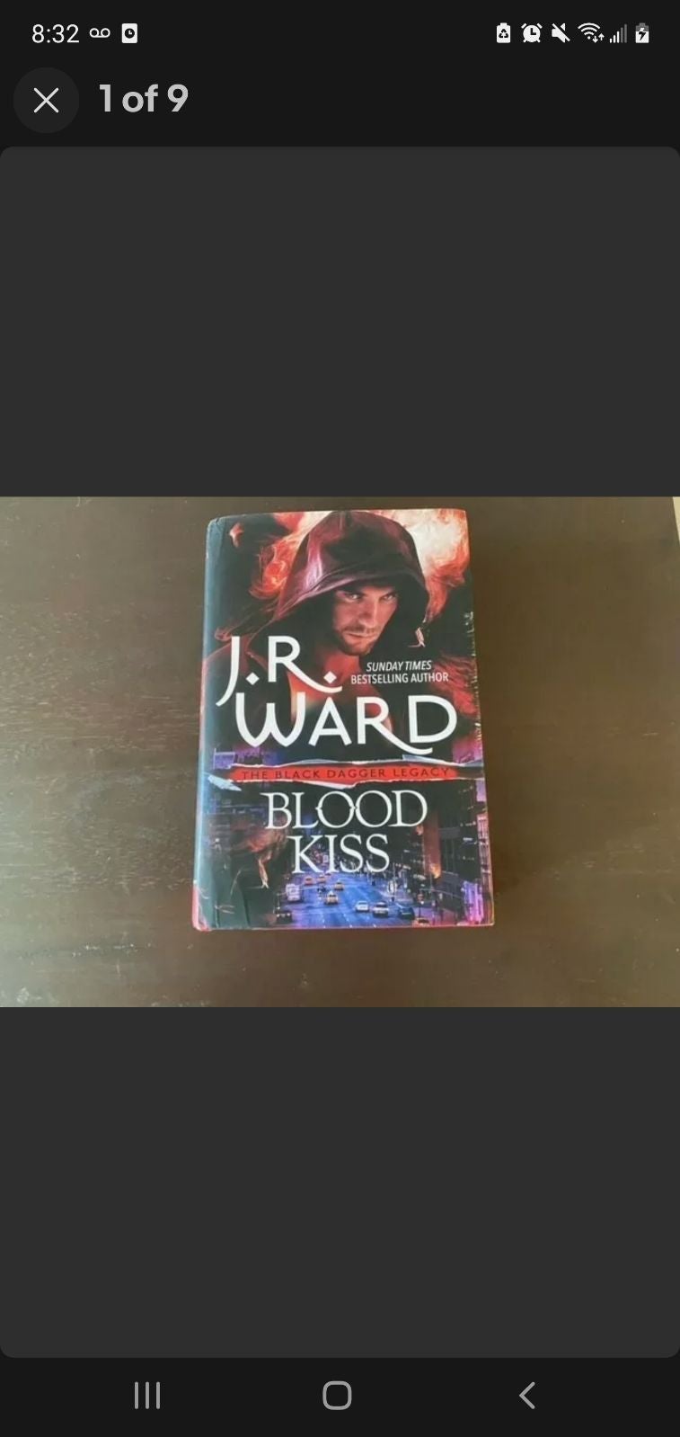 Blood kiss hardcover jr ward