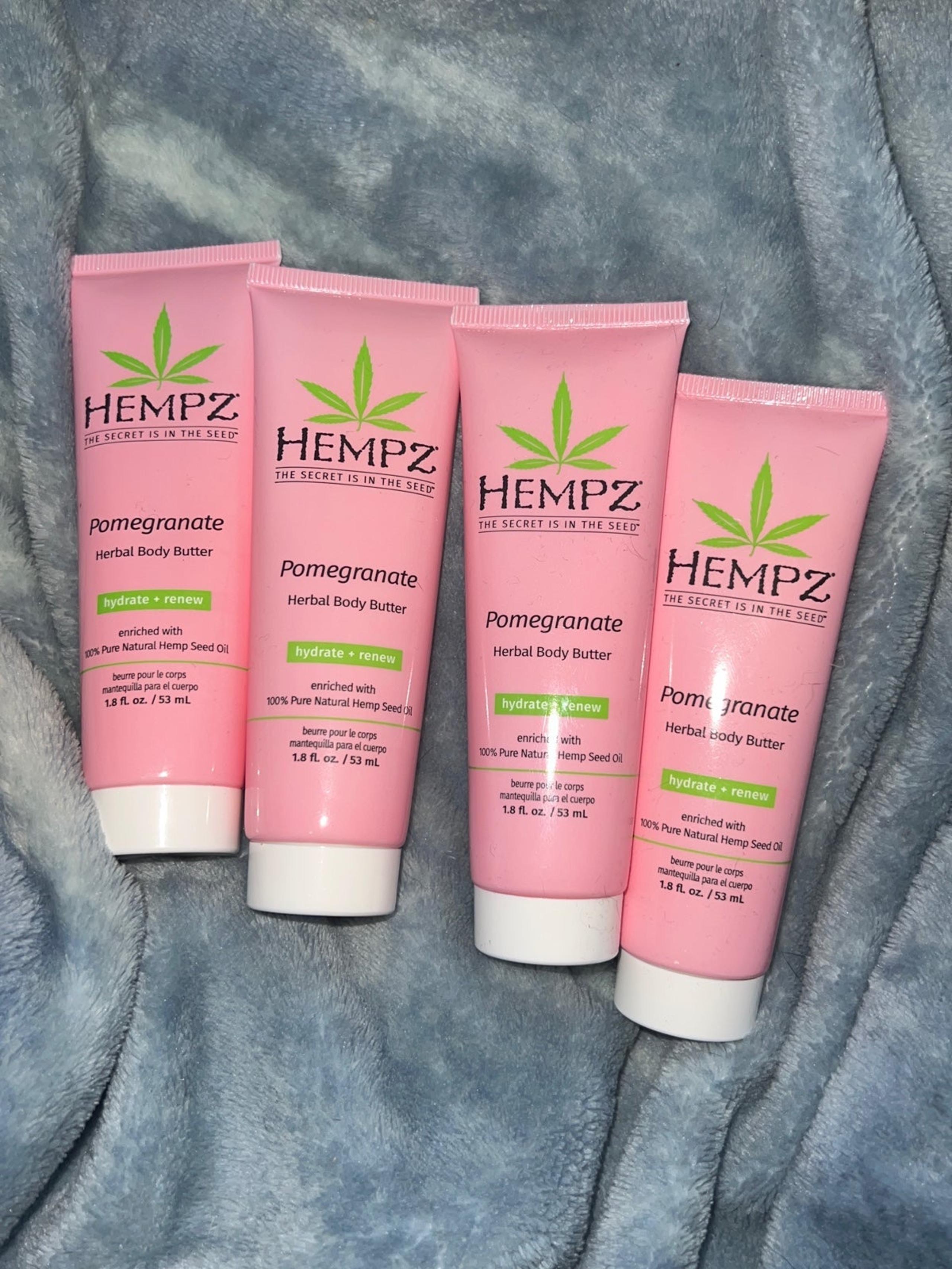 4 hempz pomegranate herbal butter lotions