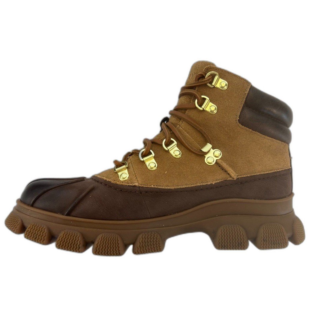 New Sperry Boots Brown Tan Summit Leather Waterproof Hiking Rain & Snow SZ 7.5