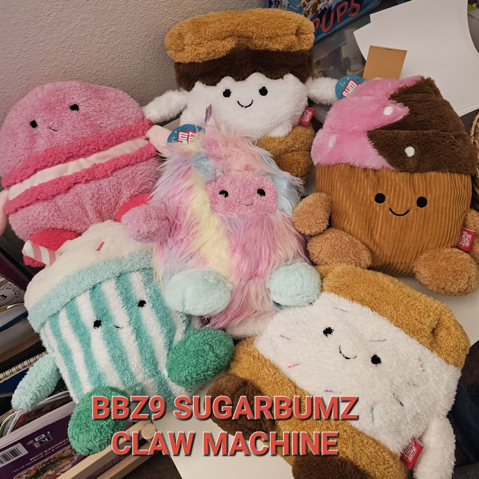 Rare Full collection of SugarBumz In Large 9 Plush bundle
