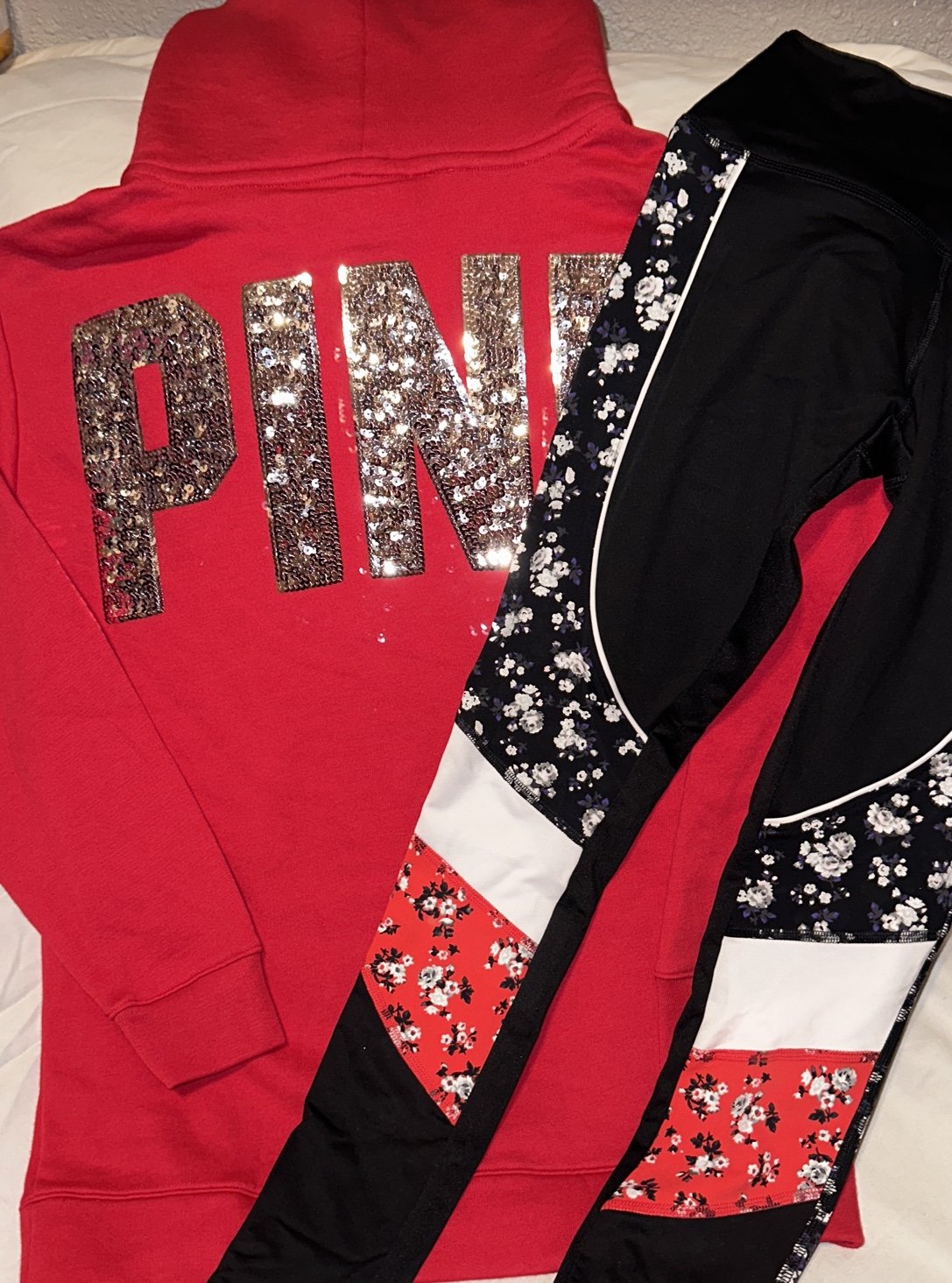 Pink XS bling floral listing