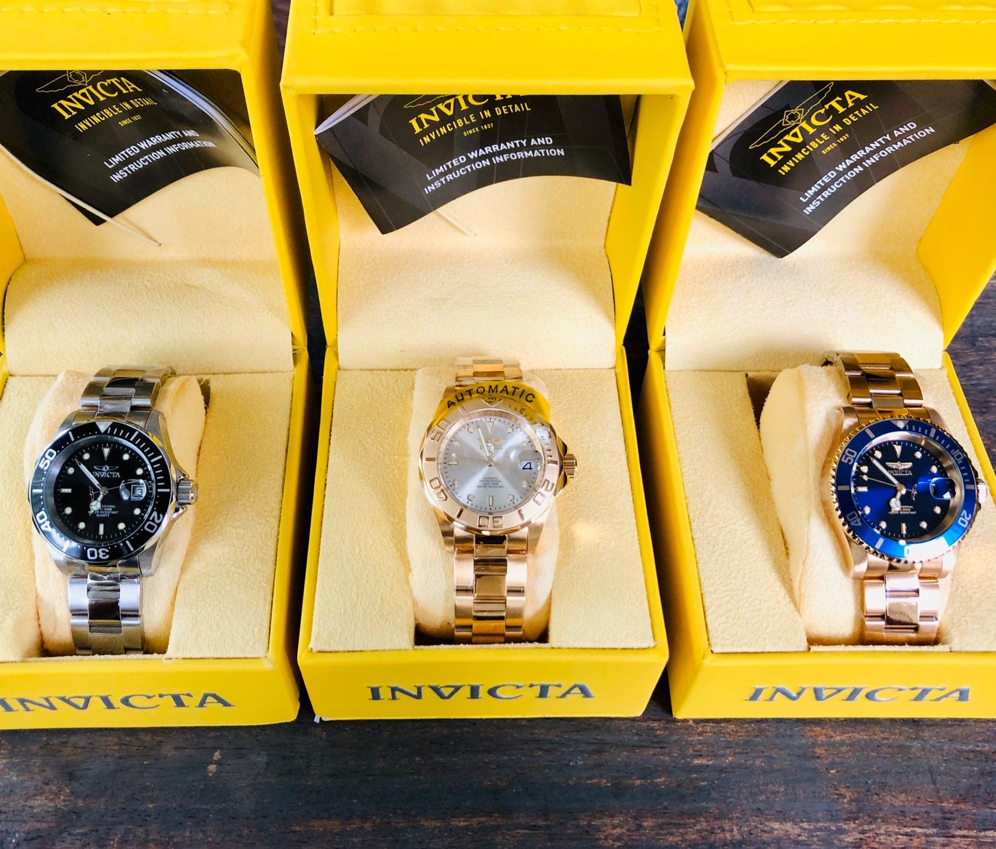 Invicta Watches For Men Lot of *3*NEW