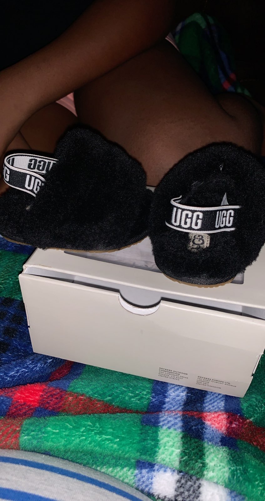 ugg fur slides