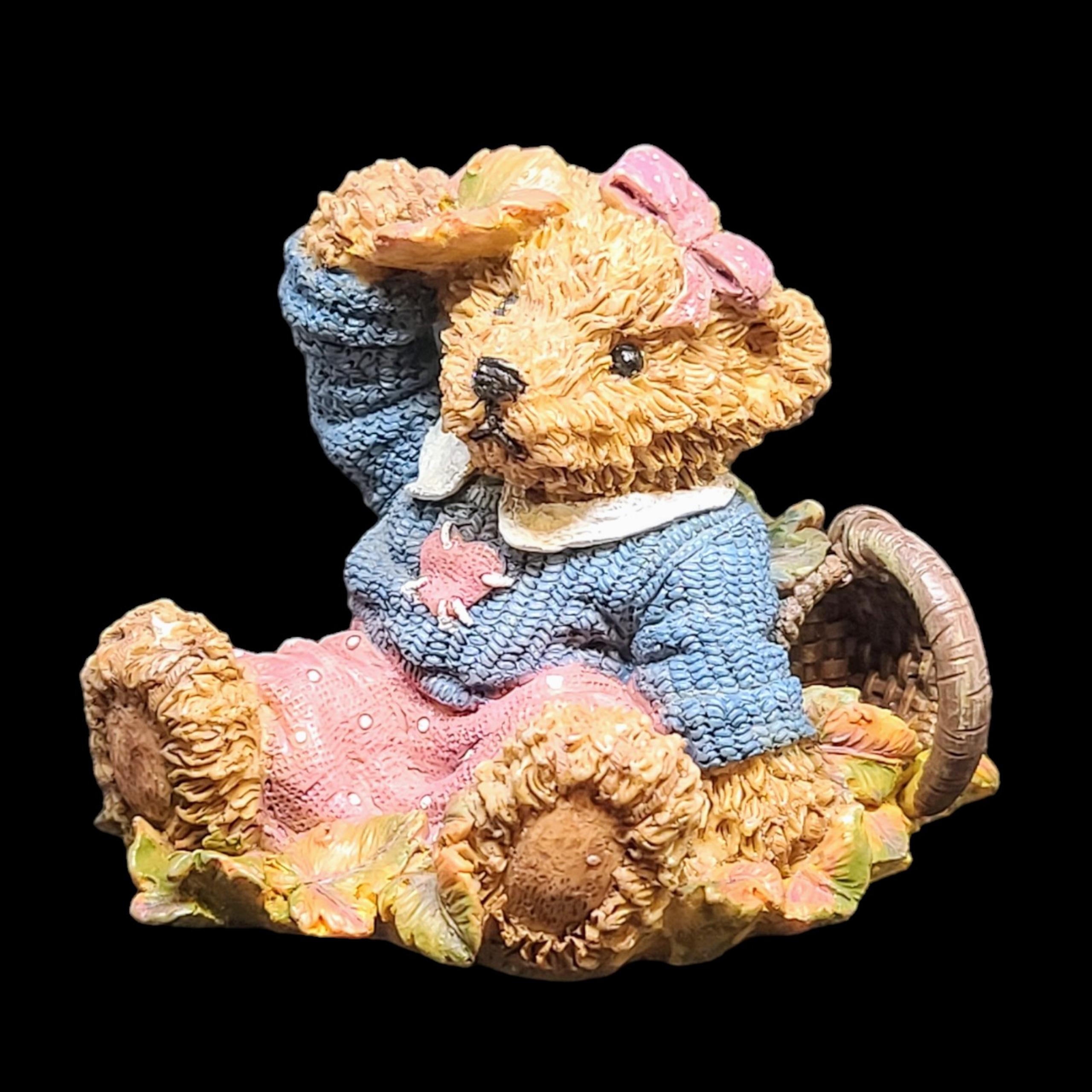Vintage 1999 Home Interiors Thank You Bears Figurine