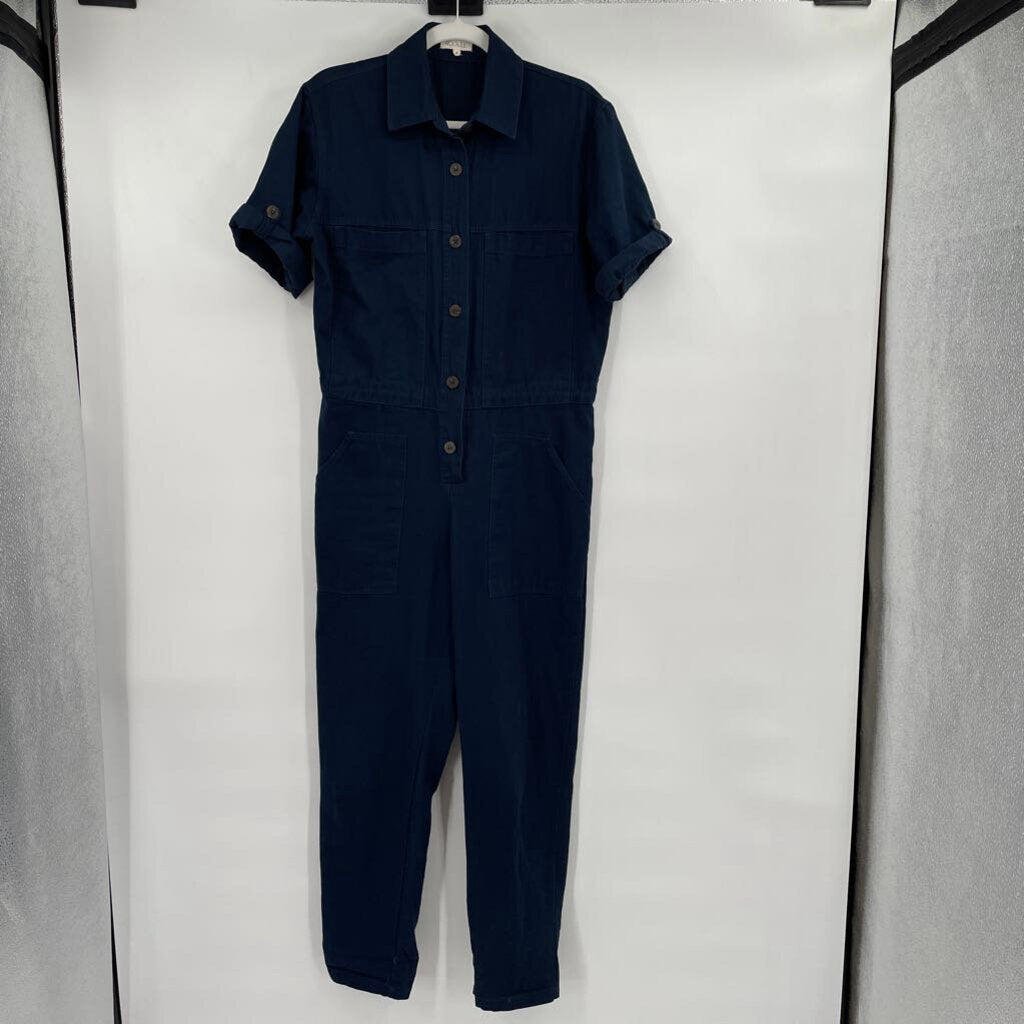 Women's Roolee Zip Up Jumpsuit Navy Jumpsuit/Romper S