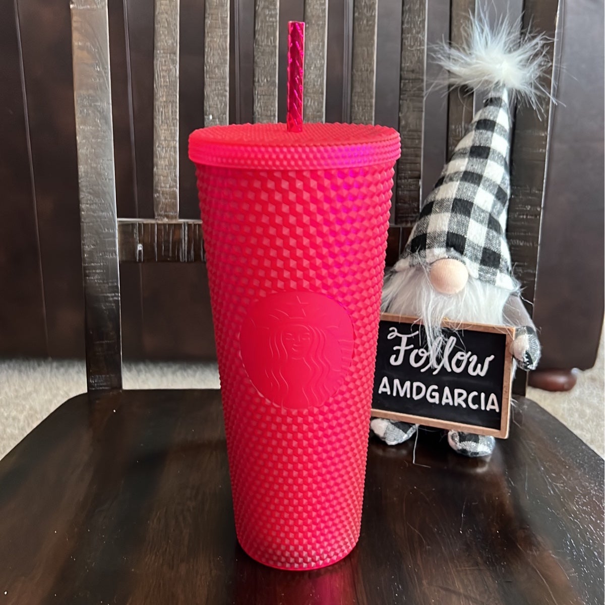 Starbucks VENTI PINK Jelly Studded Tumbler 24oz New with Tags