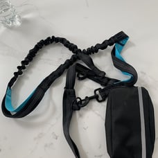 Hands Free Dog Leash with Zipper Pouch