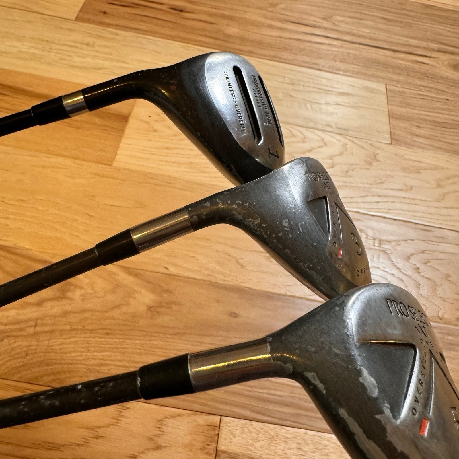 Pro Select NXT Golf Clubs Woods Set (1, 3, 5) 44” / 42” Graphite Shaft LEFT HAND