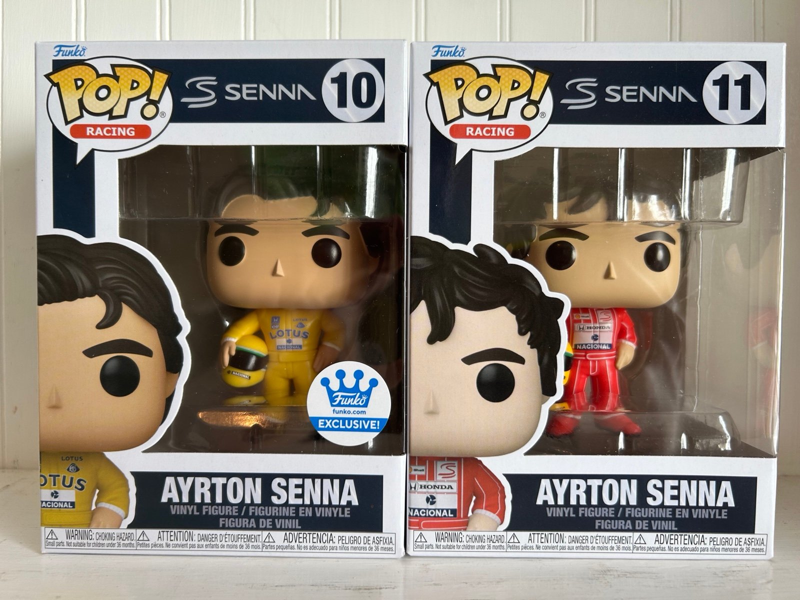 Funko Pop! Vinyl: Senna - Ayrton Senna - McLaren (Lotus) Formula 1 Lot (#10/11)
