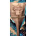 Chicos 1 Blue Beige Embroidered Open Front Long Sleeve Lined Jacket Womens