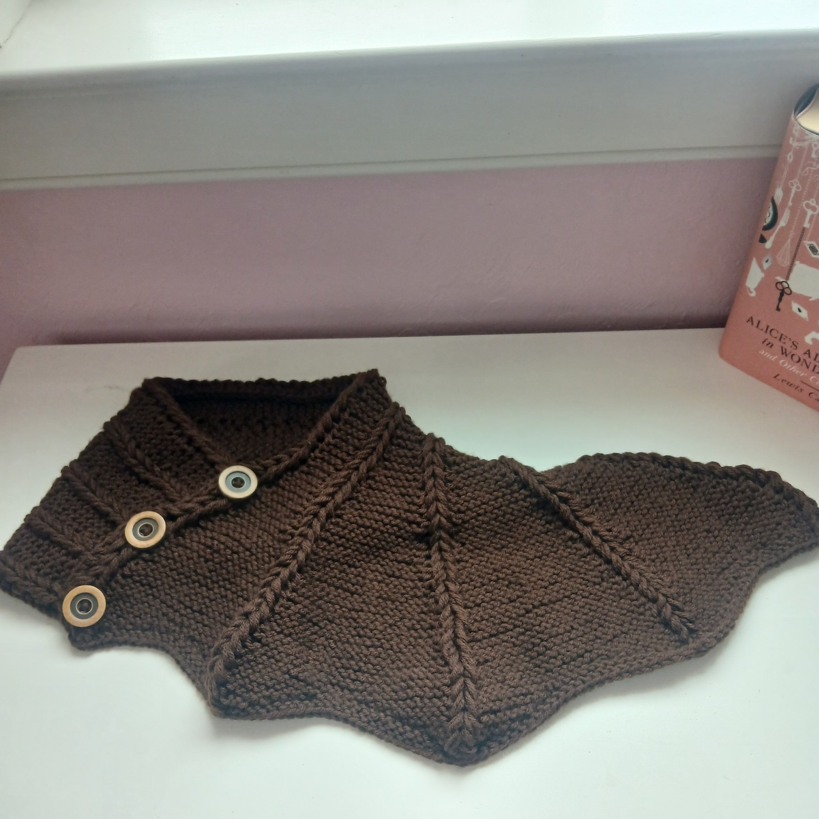 Dragon Wing Cowl Scarf - Chocolate