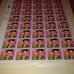 RARE! MINT ELVIS COMMEMORATIVE WATCH & Full FRAMED STAMP SHEET 29 CENT USPS