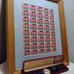 RARE! MINT ELVIS COMMEMORATIVE WATCH & Full FRAMED STAMP SHEET 29 CENT USPS