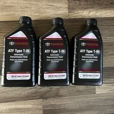 6 quarts Toyota Type T-IV atf fluid