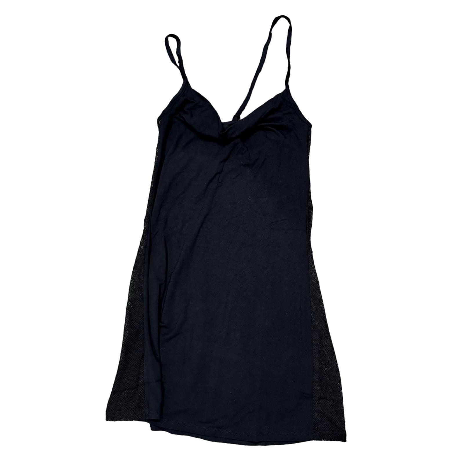 Adore Me Monika Slip Dress in Black, Size XS