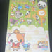 RARE Kawaii Crux Animal Cat, Panda & Mouse Lg Memo Pad