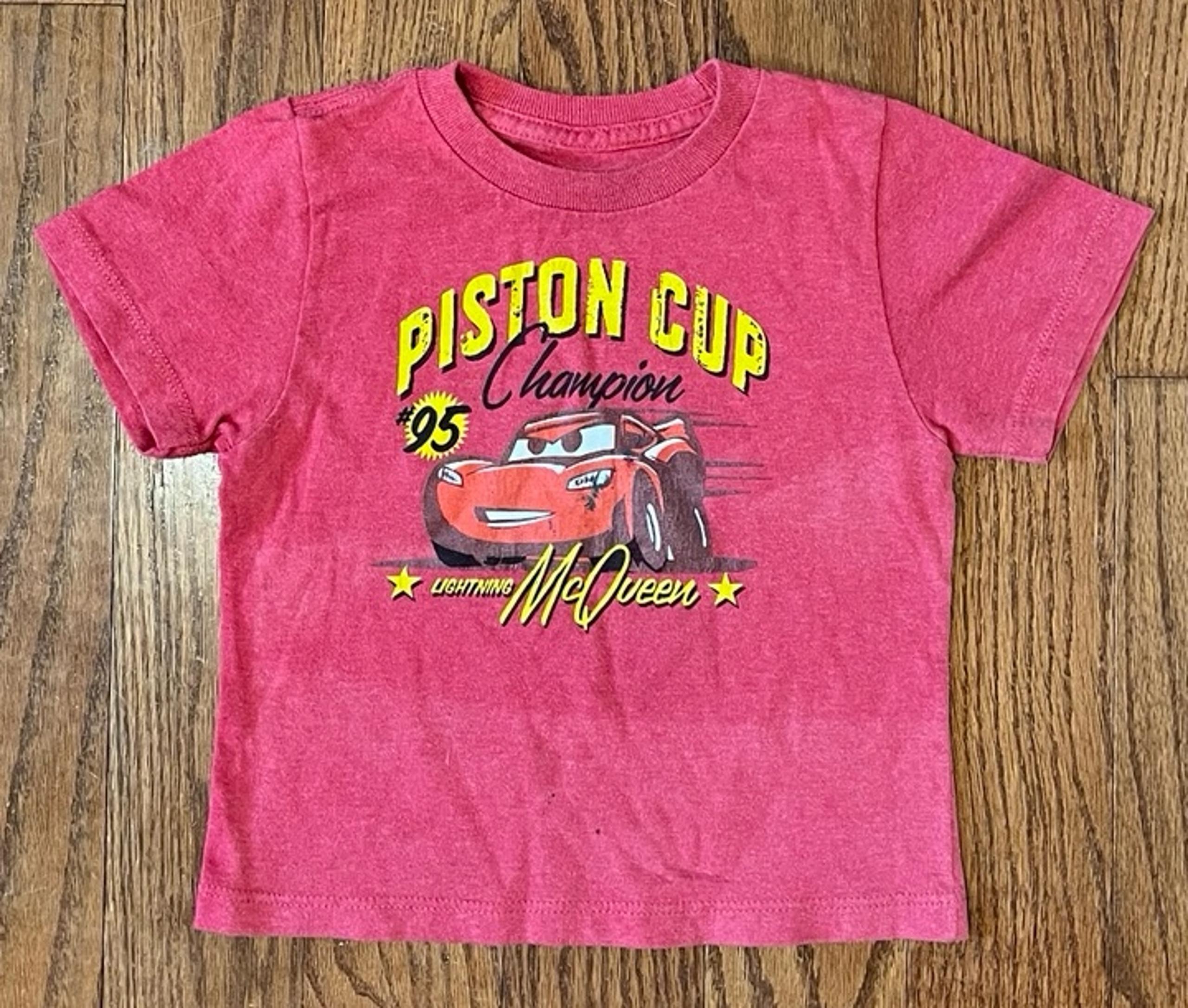 Disney Cars Lightning McQueen shirt size 2T
