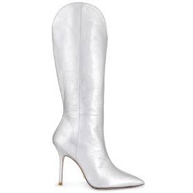 Stuart Weitzman Stuart Outrider 100 Boot in Silver