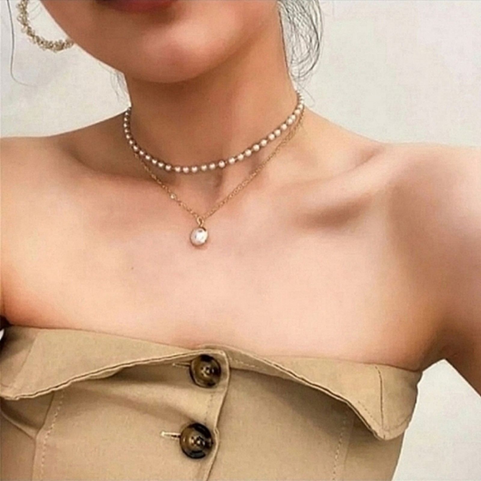 Free People Fairytale Ending Layered Necklace