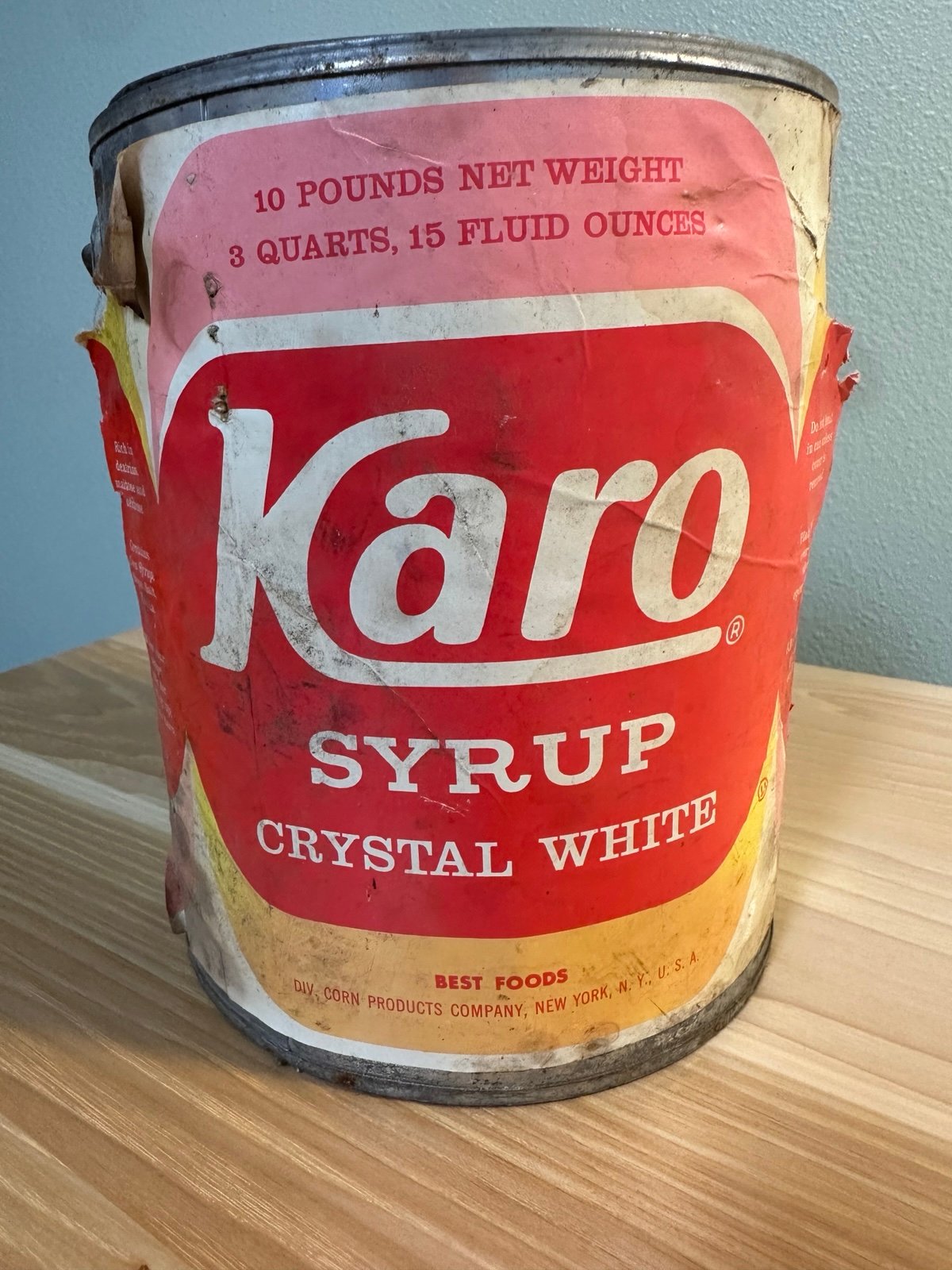 Vintage rare tin