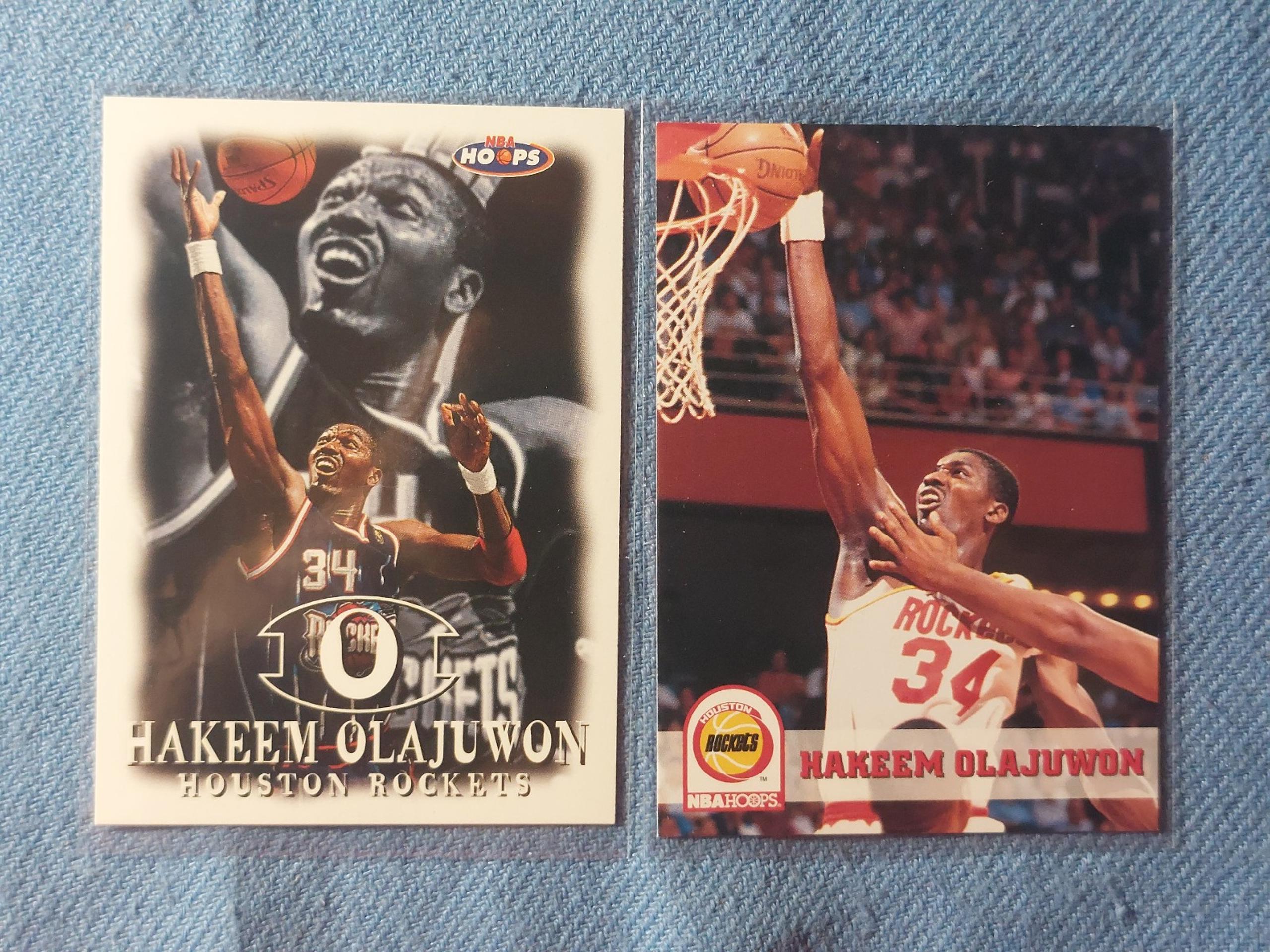 Hakeem Olajuwon basketball trading cards(PWE1391).