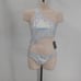 NEW Norma Kamali Shane Swimsuit Bodysuit Women's XS Silver Hologram Monokini