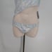 NEW Norma Kamali Shane Swimsuit Bodysuit Women's XS Silver Hologram Monokini