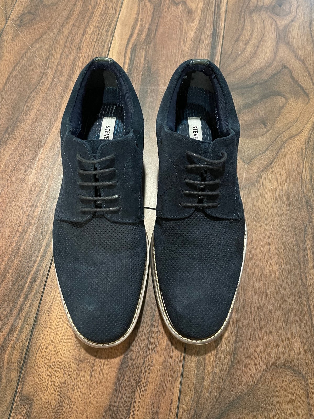 Steve Madden Men Blue Suede Shoe Size 9