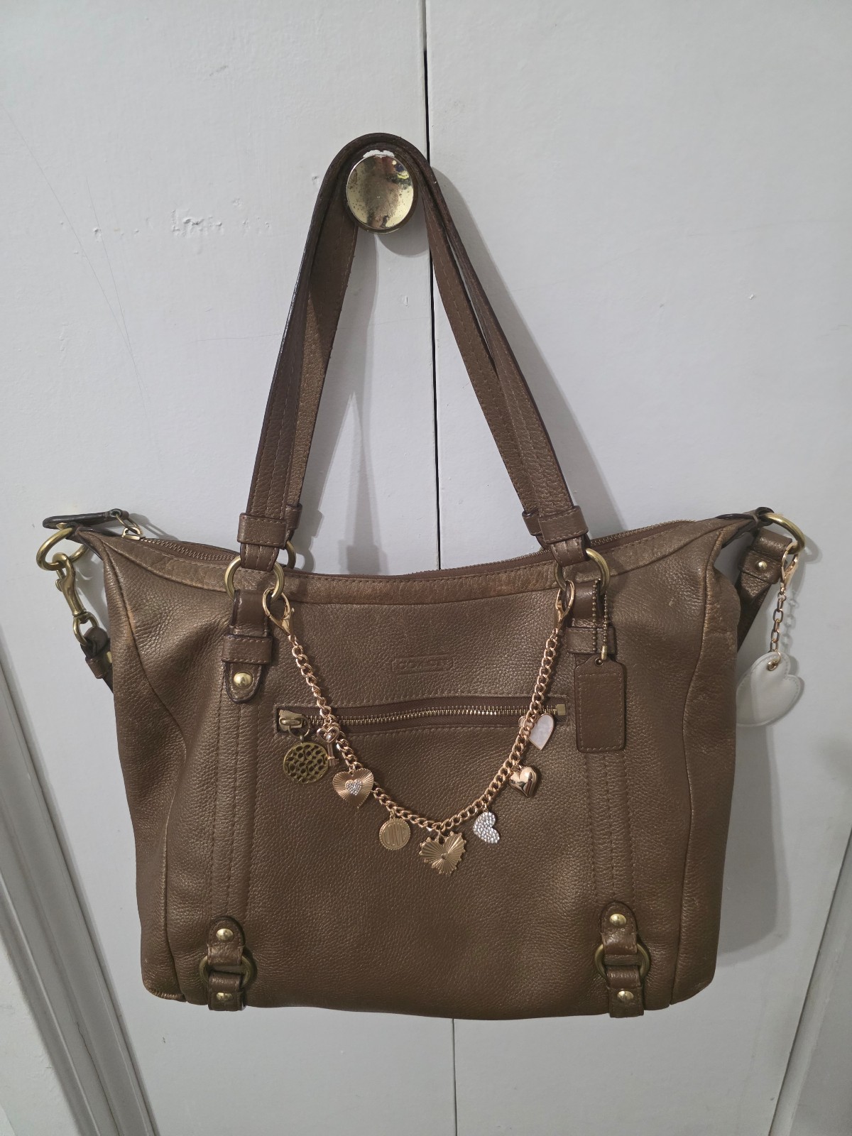Coach Bronze Alexandra Purse