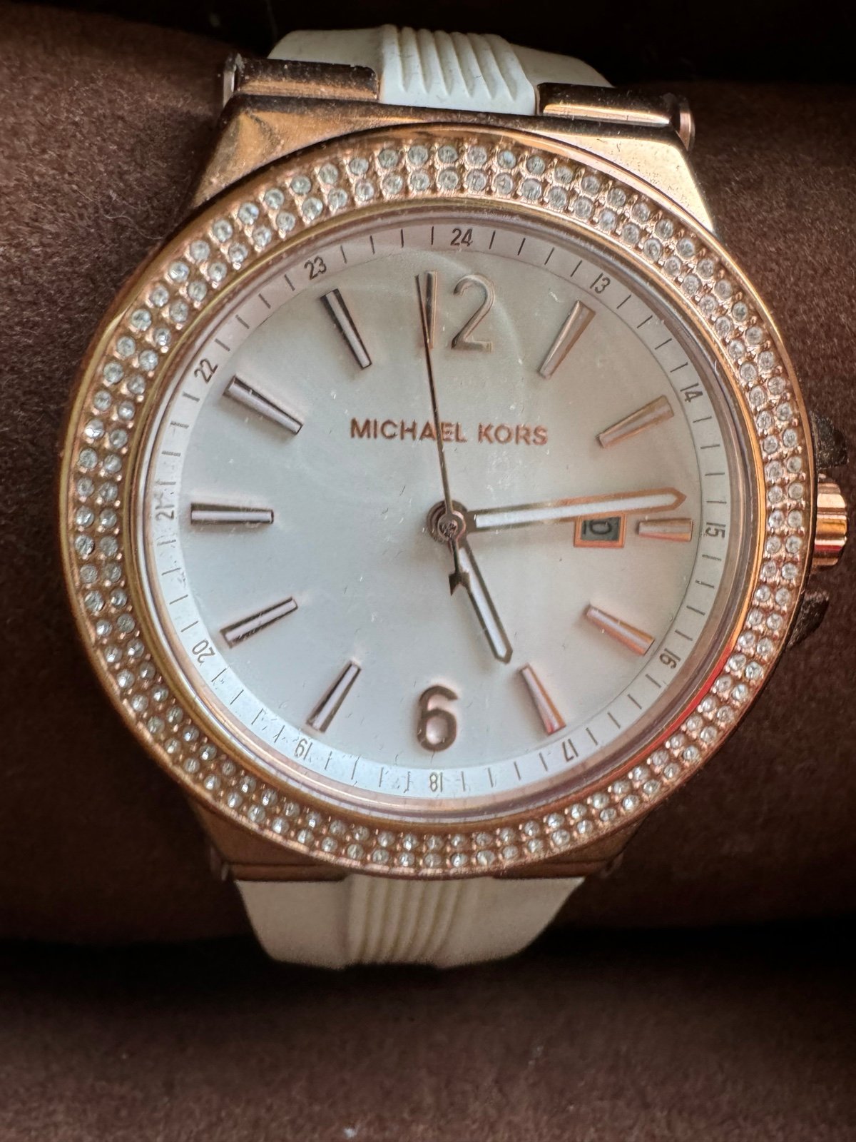 Rose gold Michael Kors watch