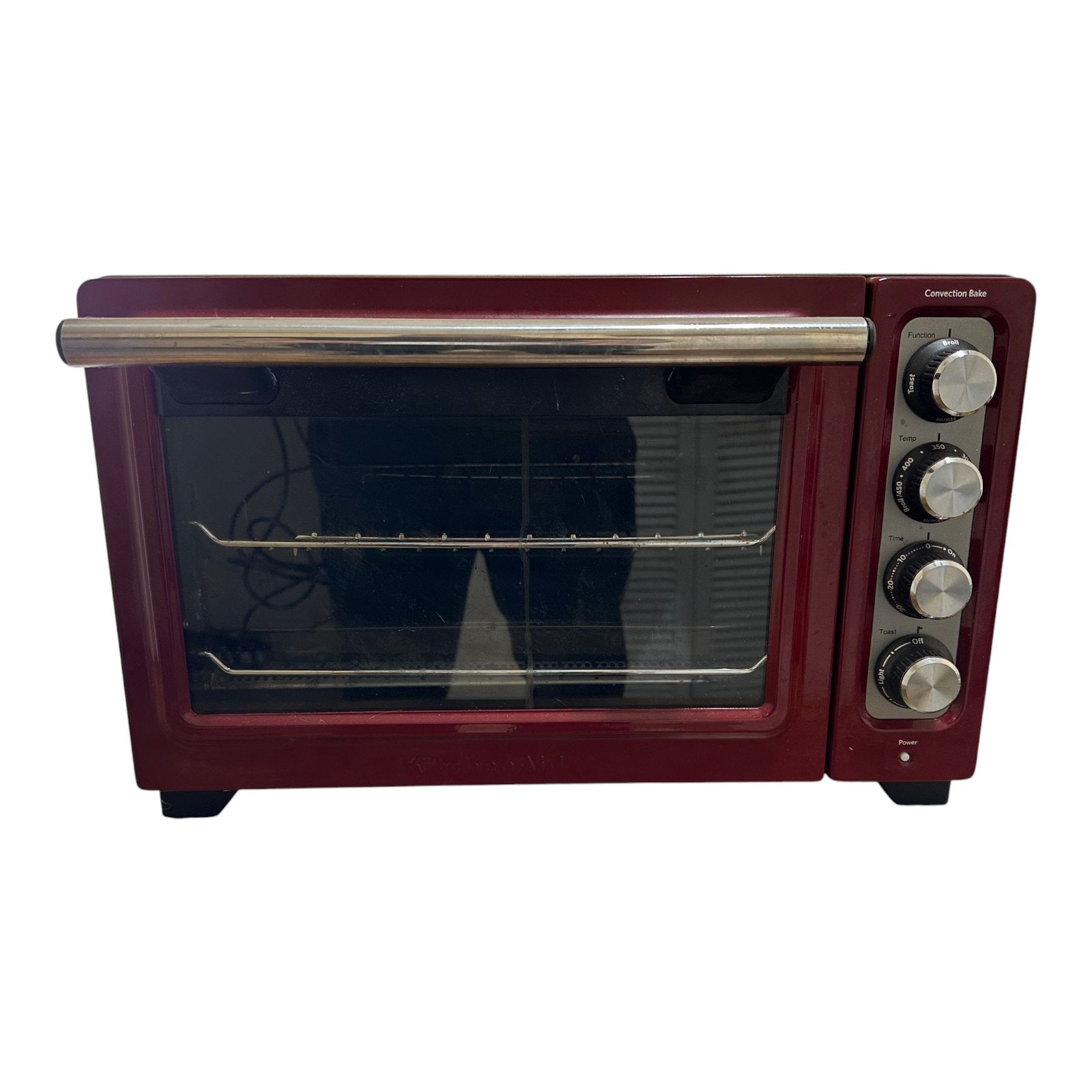 KitchenAid 12 Compact Convection Toaster Oven - Red - 1440w countertop