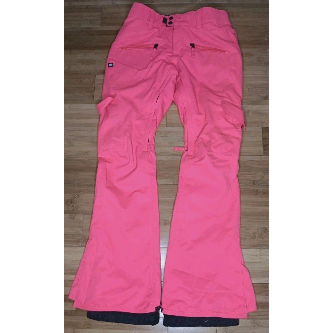 686 Womens Mistress Infidry Insulated Cargo Pants Snowboard Ski Pink Size XS