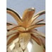 Mark Graham Pineapple Canister Gold Tone Kitchen Decor Fruit Sculpture 10