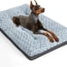 Washable Dog Bed for Large Dogs Dog Crate Mat 36 Inch Comfy Fluffy Kennel Pad