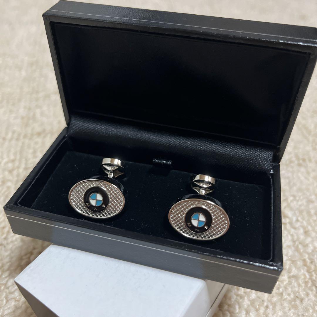 Unused BMW cufflinks purchased at the German headquarters.