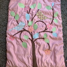 Girls Nursery bedding-Love Birds