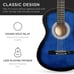 Best Choice Products 38in Beginner All Wood Acoustic Guitar Starter Kit w/Gig Ba
