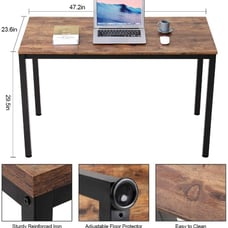 Computer Desk 47.2 for Home , Sturdy Writing Desk Study Table Gaming Table