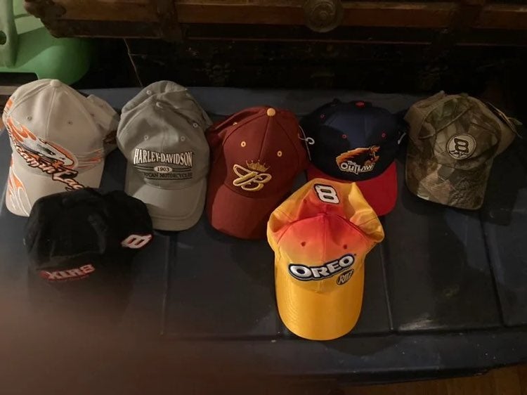Vintage hats mostly Nascar