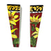 Tika by Lotus Sunflower Wall Pocket Vases Ceramic Tapered Yellow Red 11 Inch