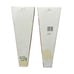 Tika by Lotus Sunflower Wall Pocket Vases Ceramic Tapered Yellow Red 11 Inch