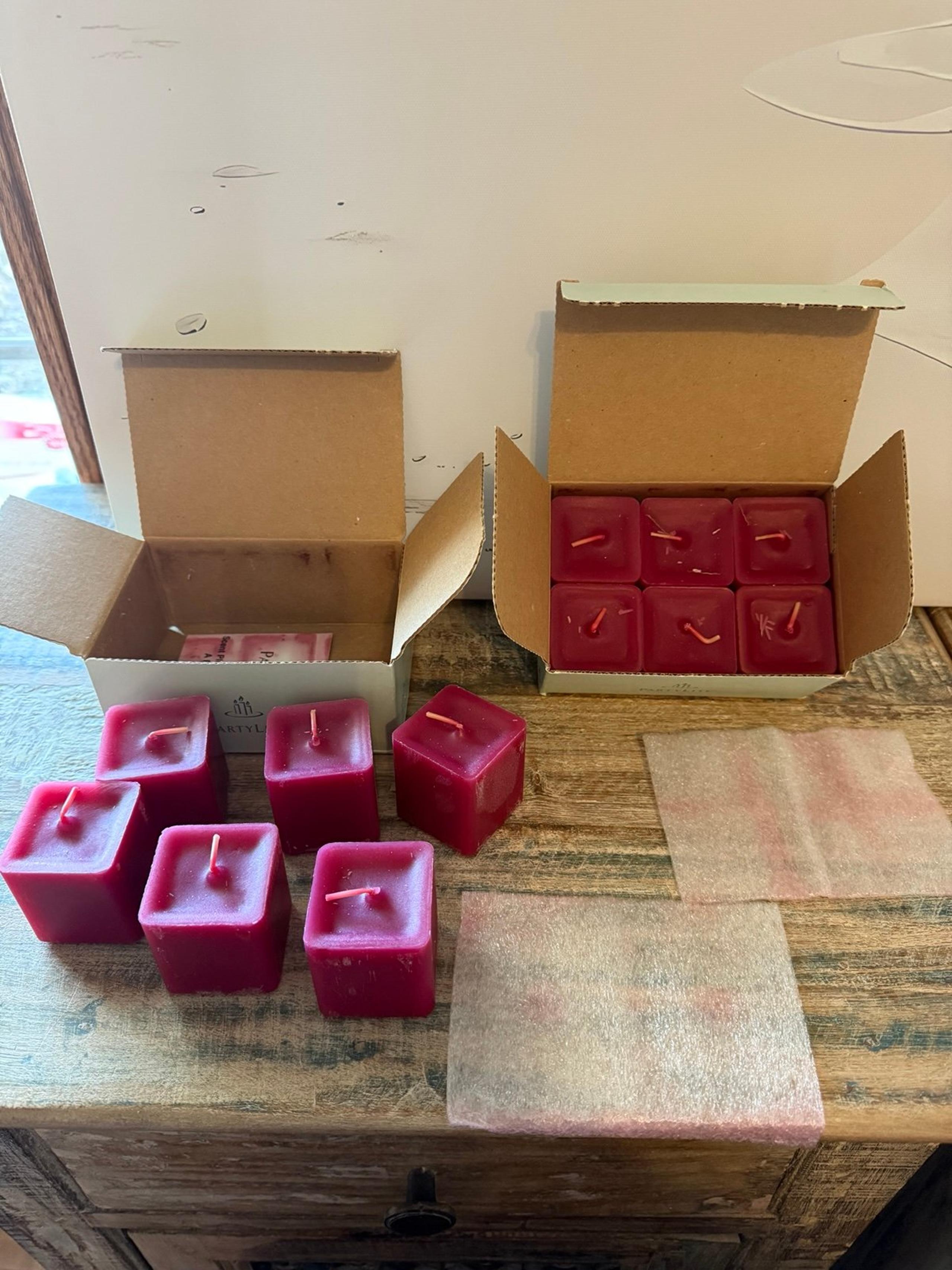 Partylite Candle Scent Plus Cranberry NIB*************** 2-BOXES