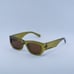 New Saint Laurent SL713 004 Sunglasses - Green Frame, Brown Lenses