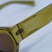 New Saint Laurent SL713 004 Sunglasses - Green Frame, Brown Lenses