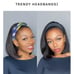 LUVME 12 Black HeadBand Wig