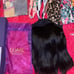 LUVME 12 Black HeadBand Wig